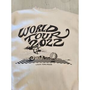 Louis Tomlinson Crewneck Sweatshirt SZ Large World Tour 2022